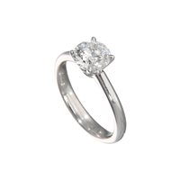 Anello Crivelli Donna SOLITARIO in Oro bianco Diamante 000-4897NS 1.53